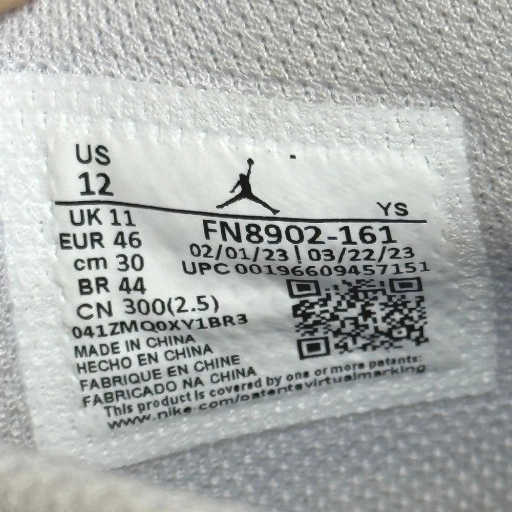 Air Jordan Mens‎ LEFT SHOE ONLY Legacy 312 Low Size 12 White Red Blue FN8902-161